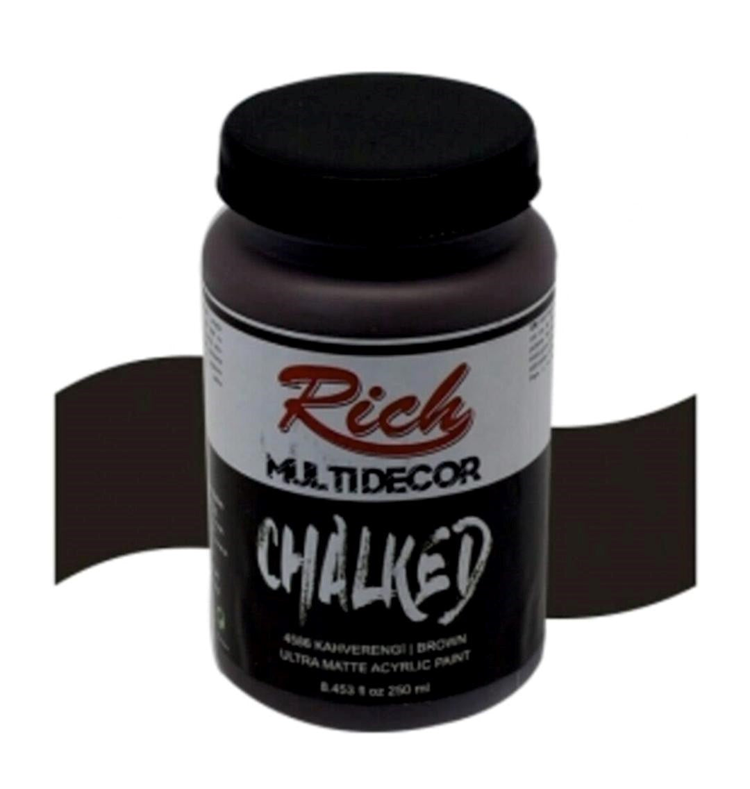 Rich Multi Decor Chalked Akrilik 4886 Kahverengi 250 ml