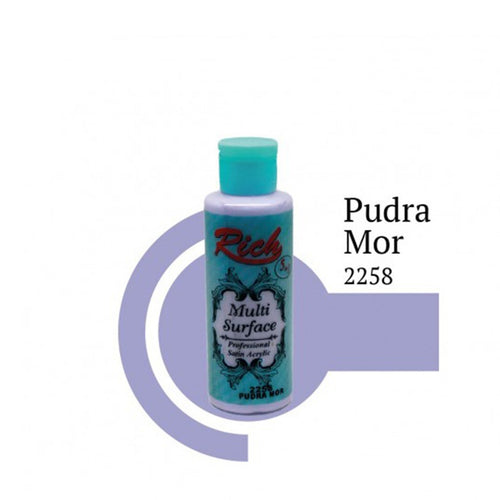 Rich Multi Surface Akrilik Boya 2258 Pudra Mor 130 ml