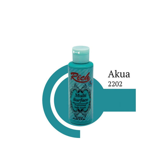 Rich Multi Surface Akrilik Boya 2202 Akua 130 Ml