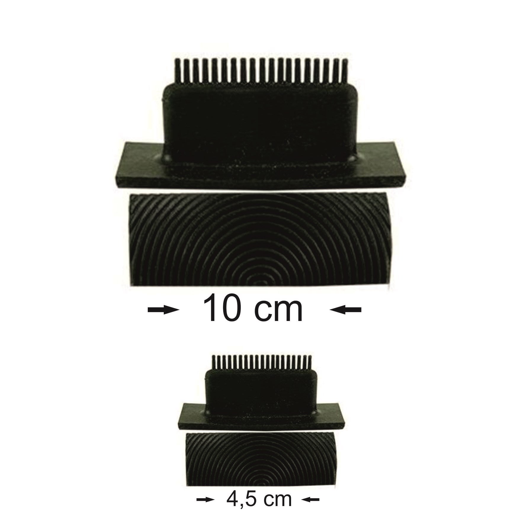 2 Adet Doku Tarağı 10cm ve 4,5cm, Budak Yapma Aparatı , Wood Grainer