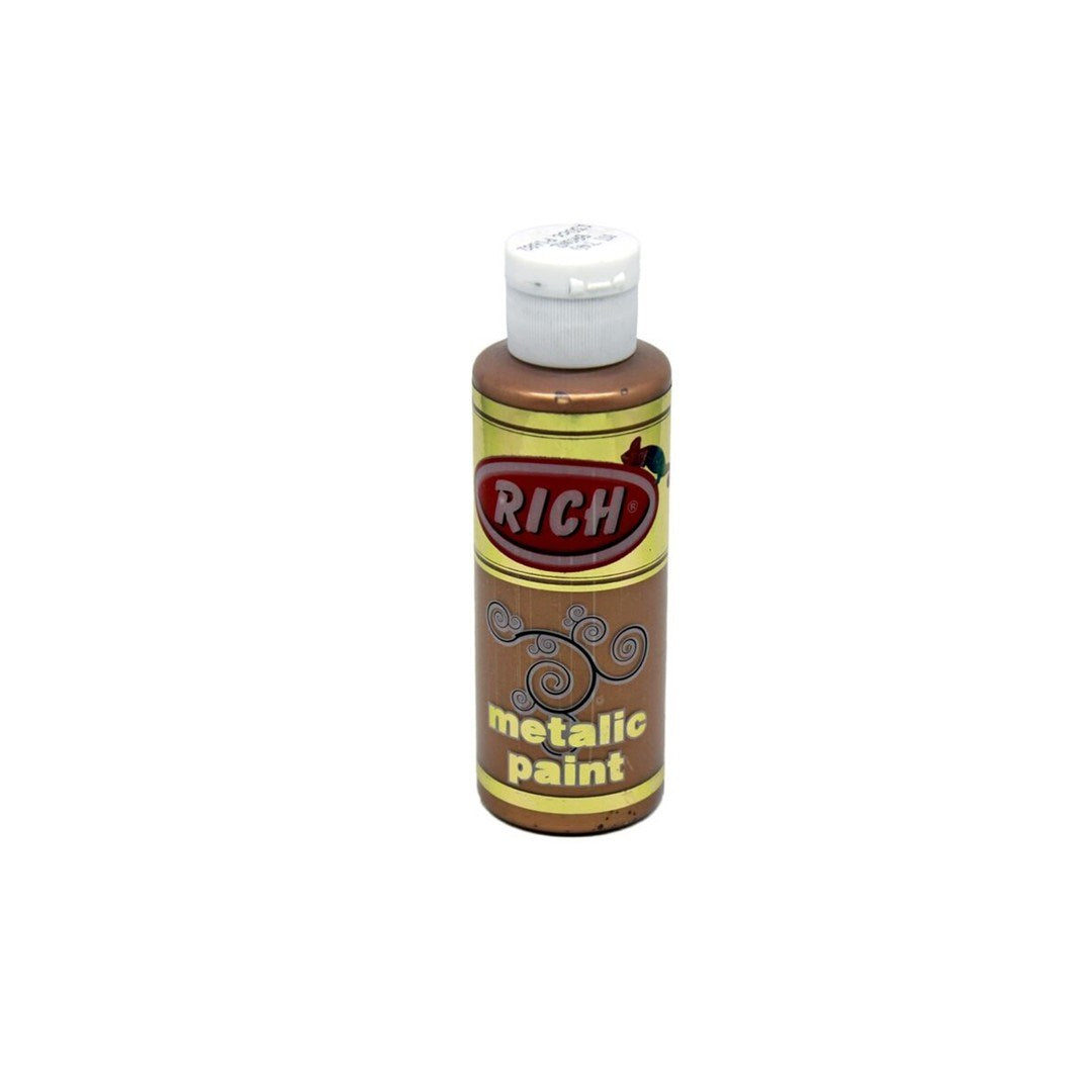 Stencil Tasarım 740 Bronz Rich Metalik Akrilik 120 Ml Stencil Şablon Boyası